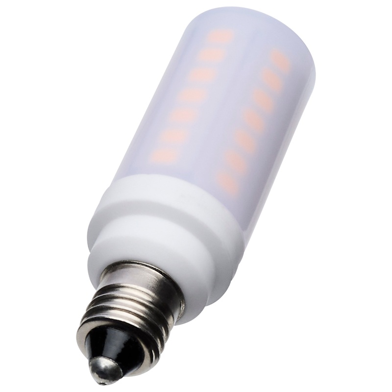 5 Watt T6 LED – Frost Finish – E11 Base – 3000K – 120 Volt Light Bulb by Satco