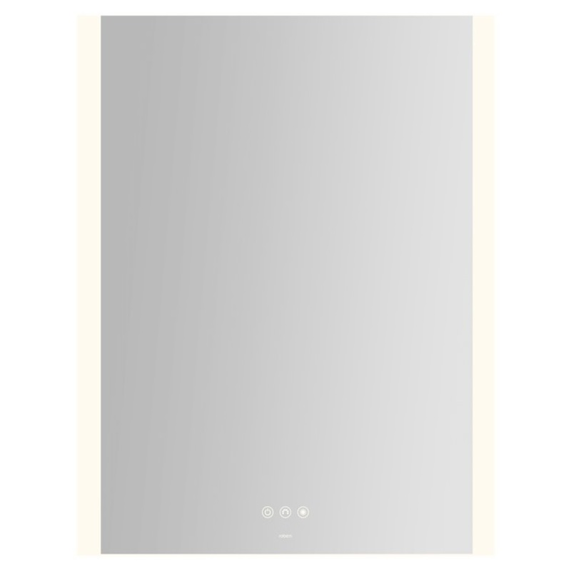 Bathroom Mirror Instinct with Vertical Edge Lighting Rectangular 24 x 30 Inch Wall Mount