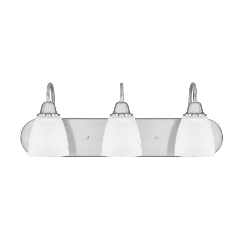 Capital Lighting 115131BN-337 Trenton 3 Light Vanity Brushed Nickel