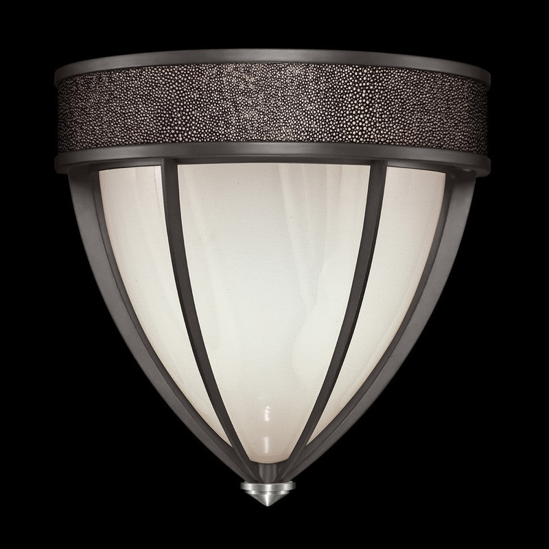 Mirage 12.25″H Sconce Midnight Steel/Nickel/Pebble