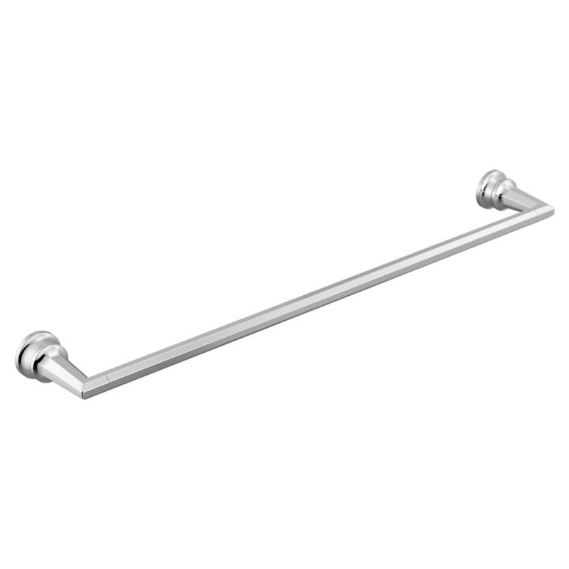 Towel Bar Beauclere 24 Inch Polished Chrome Metal