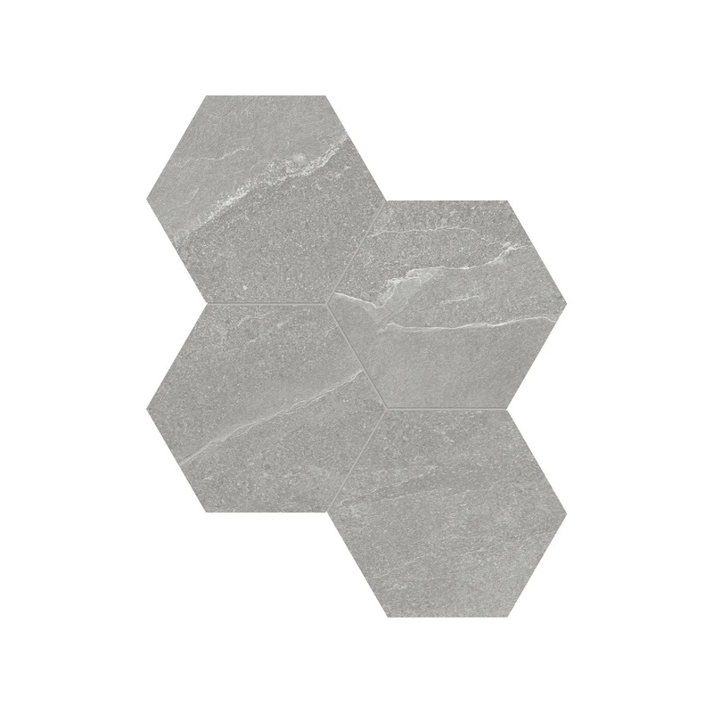 6″ Hex Nord Palladium – 1 Sheet = .797 Sf Hexagon