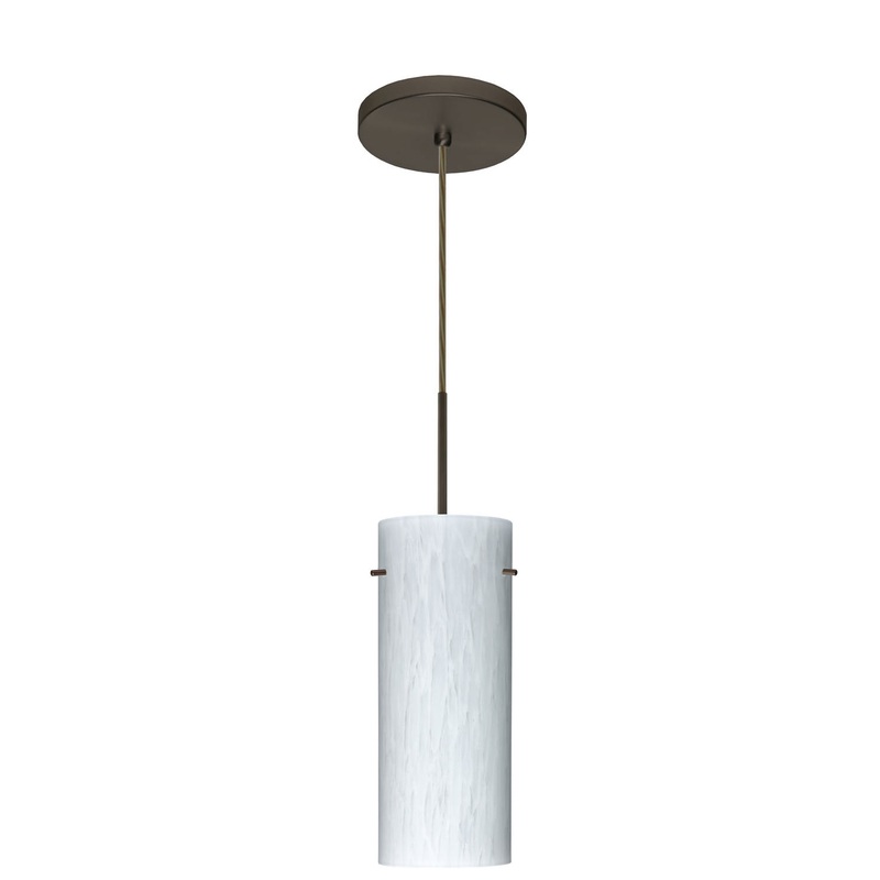 Besa 1JT-412319-BR Stilo One Light Pendant Bronze