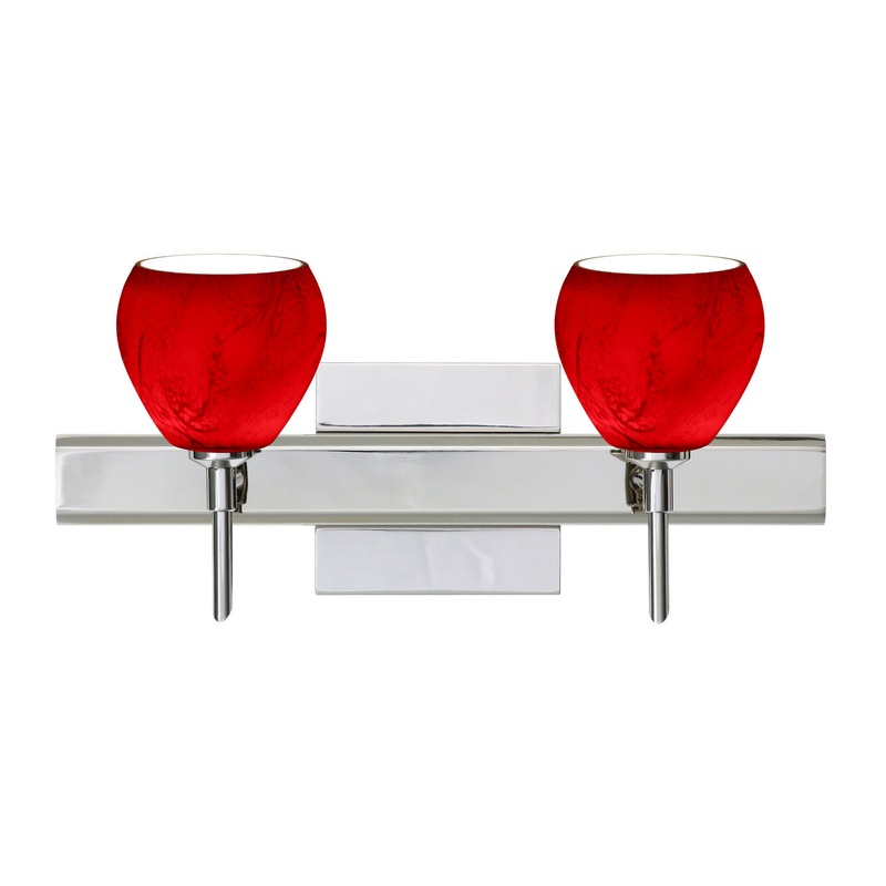 Besa 2SW-5605MA-CR-SQ Tay Tay Two Light Wall Sconce Chrome (Discontinued)