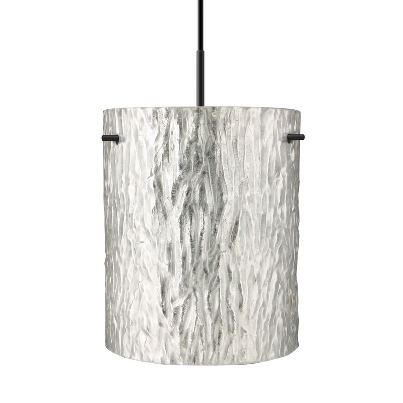 Besa J-4006SS-BK Besa Tamburo 8 Pendant One Light Pendant Black