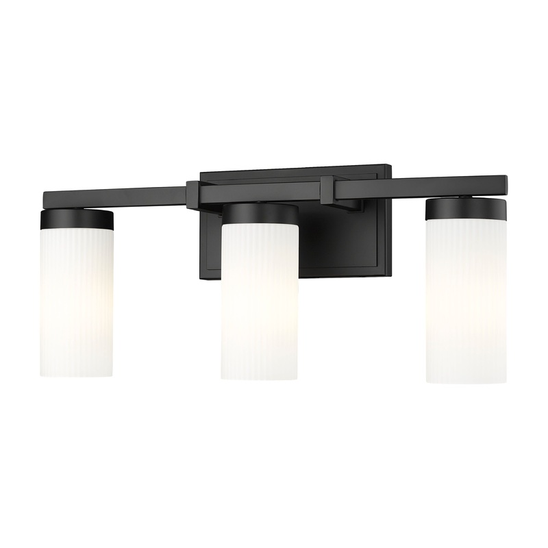 Danica 3-Light Vanity Matte Black