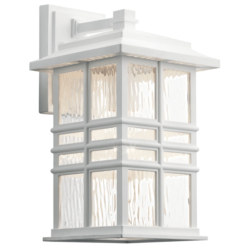 Kichler 49830WH One Light Outdoor Wall Mount, White