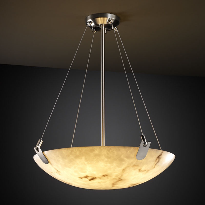 Pendant from the LumenAria Collection in Brushed Nickel Finish by Justice Designs