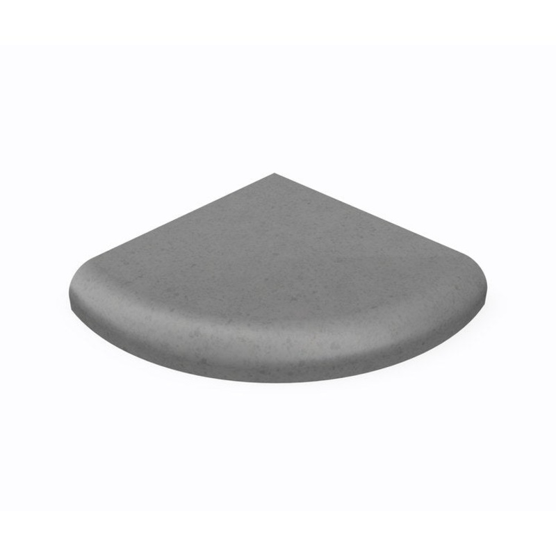 Soap Dish Corner Ash Gray Wall Mount Swanstone