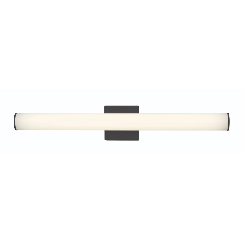 Stepridge 30 Round Vanity Light Black