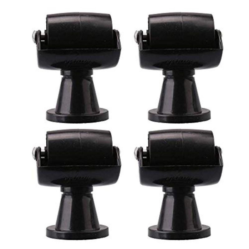 Wyxy Piedini universali AntiGraffio per Letto da Tavolo, 4 Pezzi, Neri, 9,8 cm
