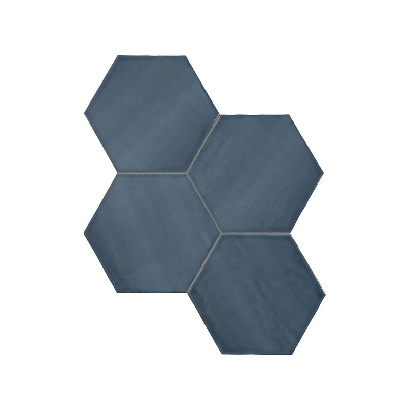 6″ Hex Teramoda Ink Glossy Hexagon