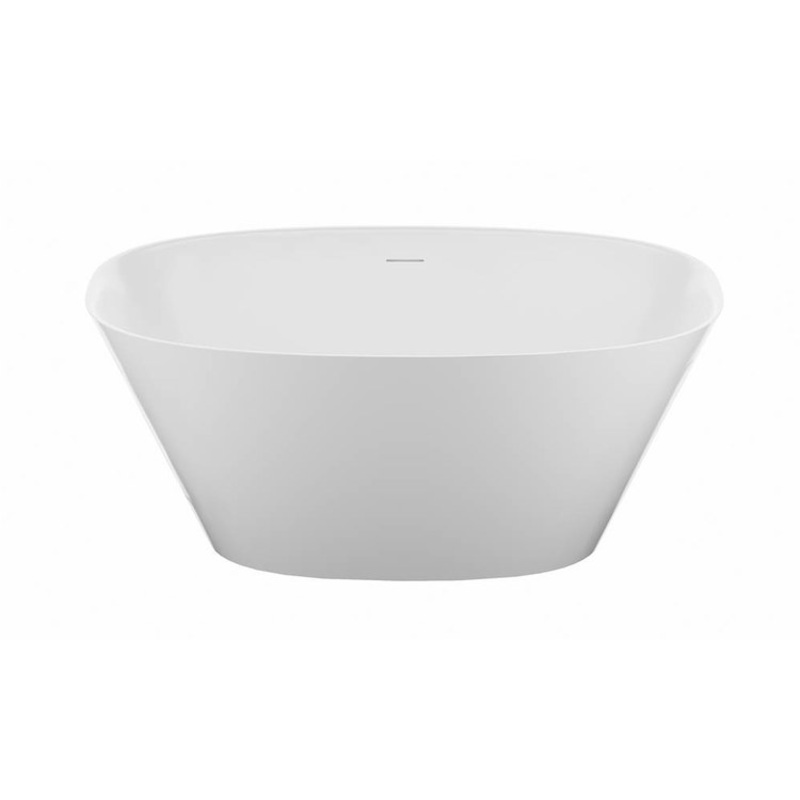 Air Tub Islita 65.75 x 32.75 Inch Freestanding Center Drain Gloss White Oval
