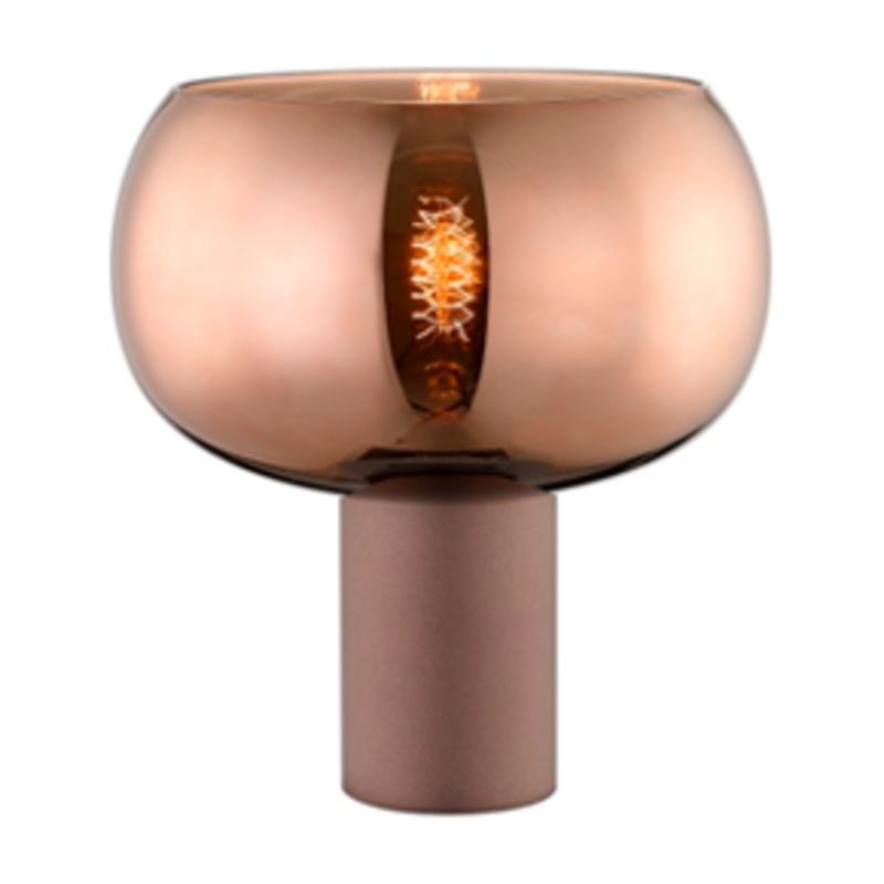 Allegra Glass Metal Uplight Graphite