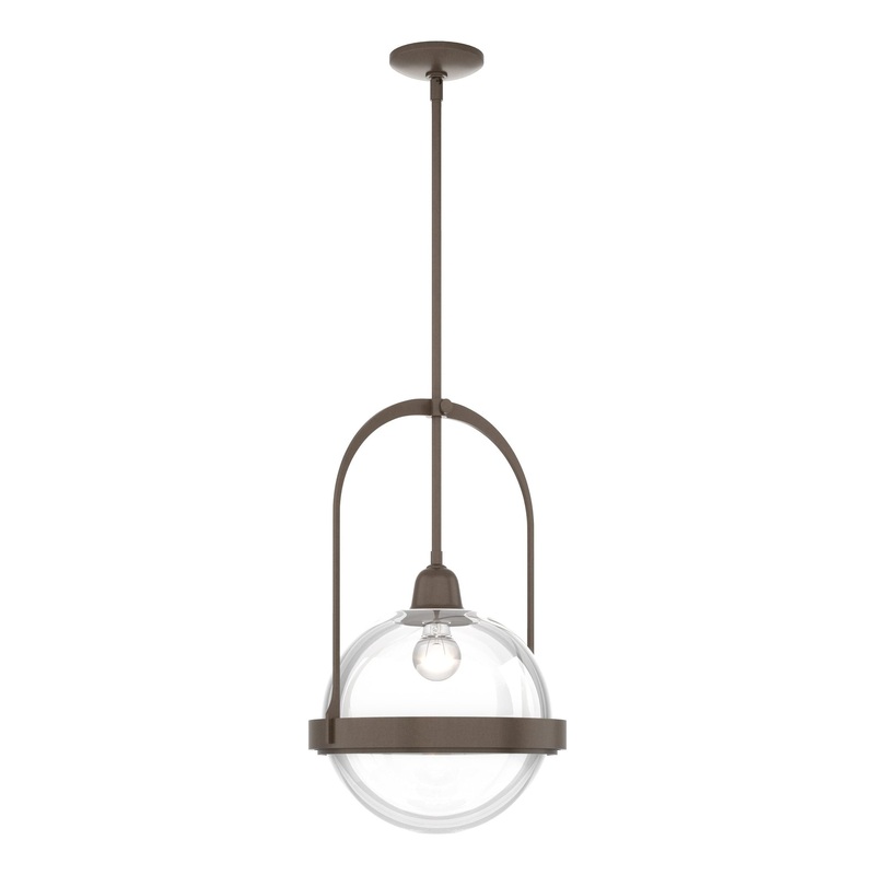 Atlas Pendant Bronze Clear Glass (ZM)