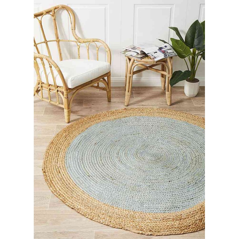 Atrium Polo Blue By Rug Culture – 240X240CM – ROUND