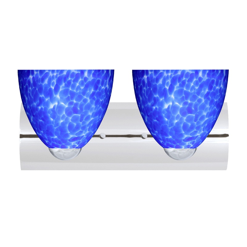 Besa 2WZ-757286-CR Sasha Two Light Wall Sconce Chrome (Discontinued)