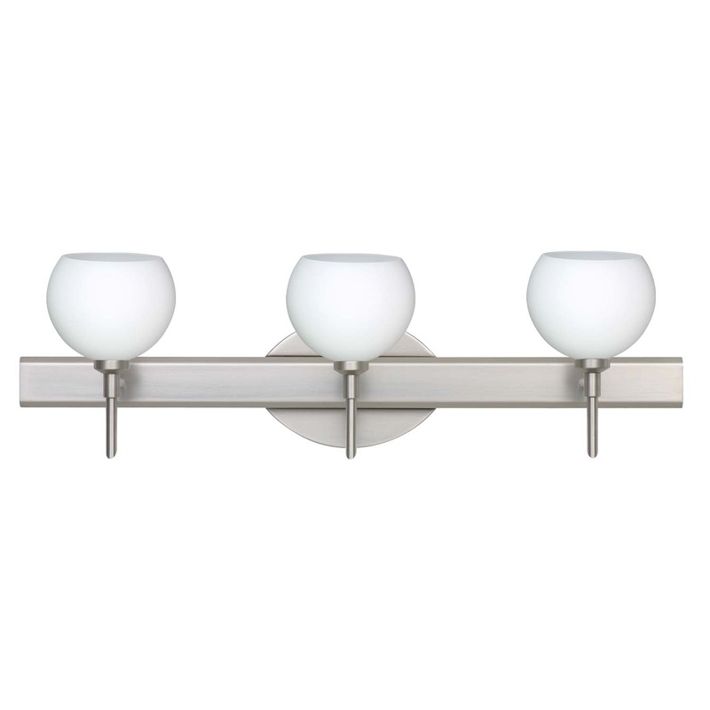 Besa 3SW-565807-SN Palla Three Light Wall Sconce Satin Nickel