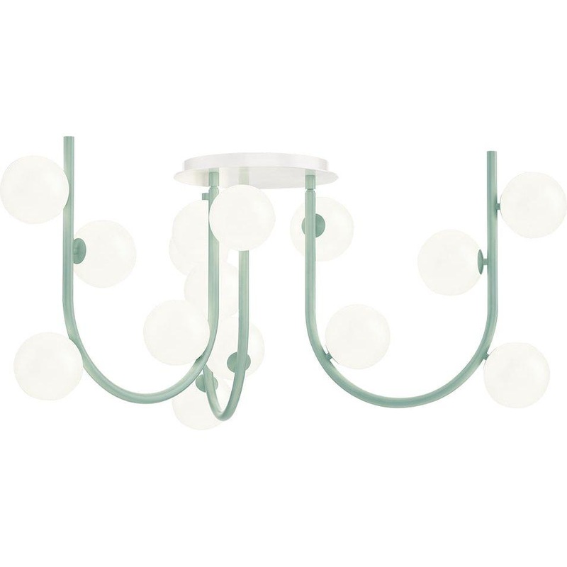 Contour MTO 18-Light Fixed Pendant Stratton Blue