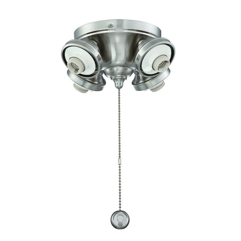 Fanimation F8BN Fitters Four Light Fitter Brushed Nickel (Discontinued)