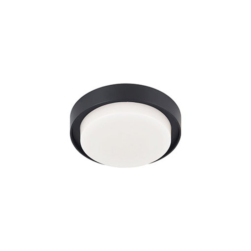 LED Flush Mount from the Bailey Collection in Black Finish by Kuzco Lighting