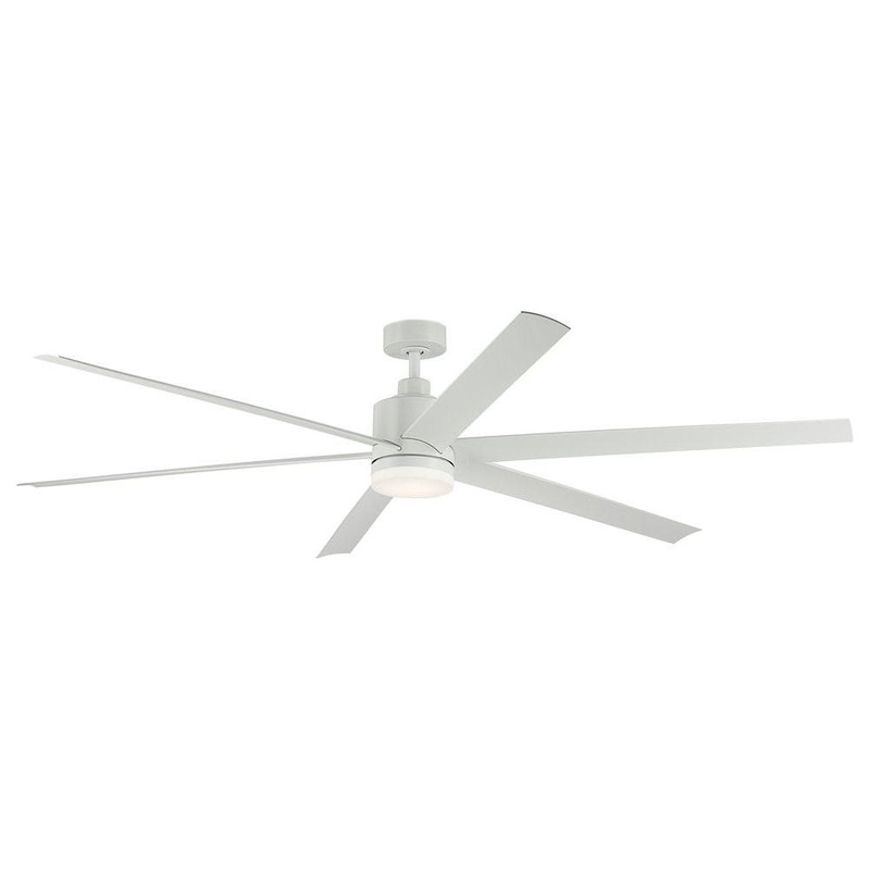 Loa 80″ Ceiling Fan Matte White