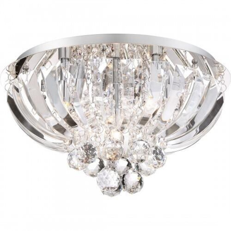 Quoizel PCGN1616C Glisten Flush mount 16″d polished chrome Flush Mount
