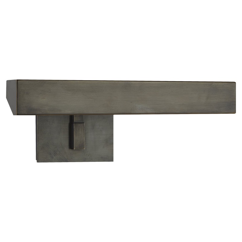 Two Light Picture Light from the Mcclain Collection in Bronze Finish by Visual Comfort Signature