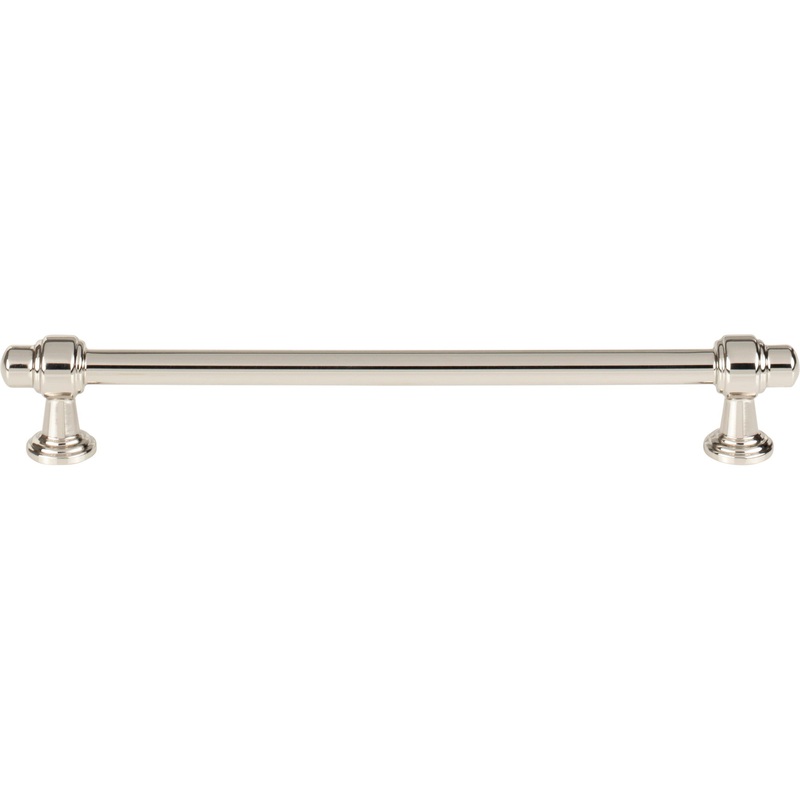 Atlas Homewares Bronte Pull 7 9/16 Inch (c-c) Polished Nickel