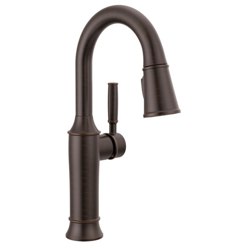 Bar Faucet Renaldi Prep 1 Lever ADA CALGreen Venetian Bronze MagnaTite Docking 1.8 Gallons per Minute