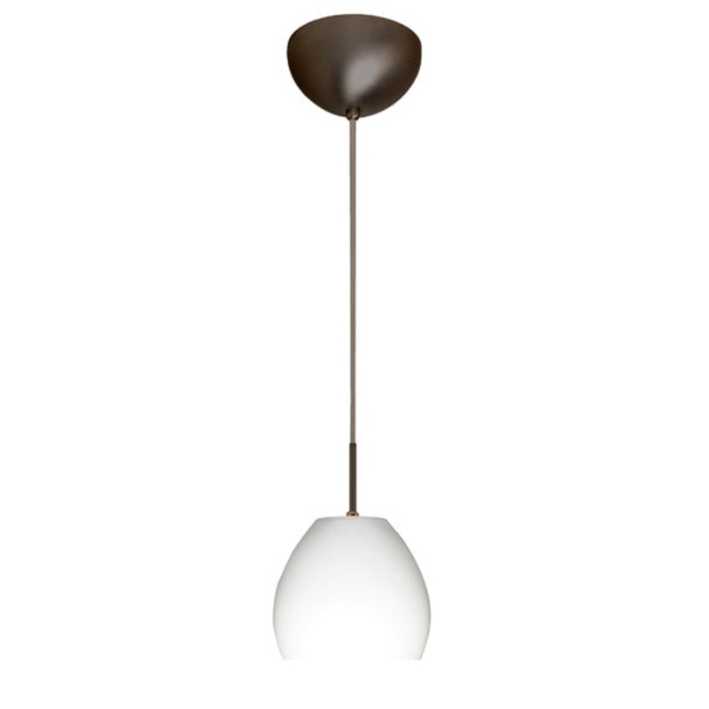 Besa 1BC-412207-BR Bolla One Light Pendant Bronze