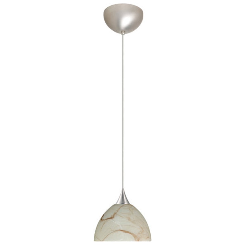Besa 1XC-467983-SN Brella One Light Pendant Satin Nickel