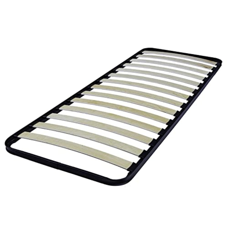 DOLCI SOGNI Rete Letto Singolo 90×200, Struttura Letto Singolo Senza Piedi, Rete Singola con Doghe di Legno, Pratica e Stabile, Rete Singola Doghe 90×200 da Incasso – 100% Made in Italy