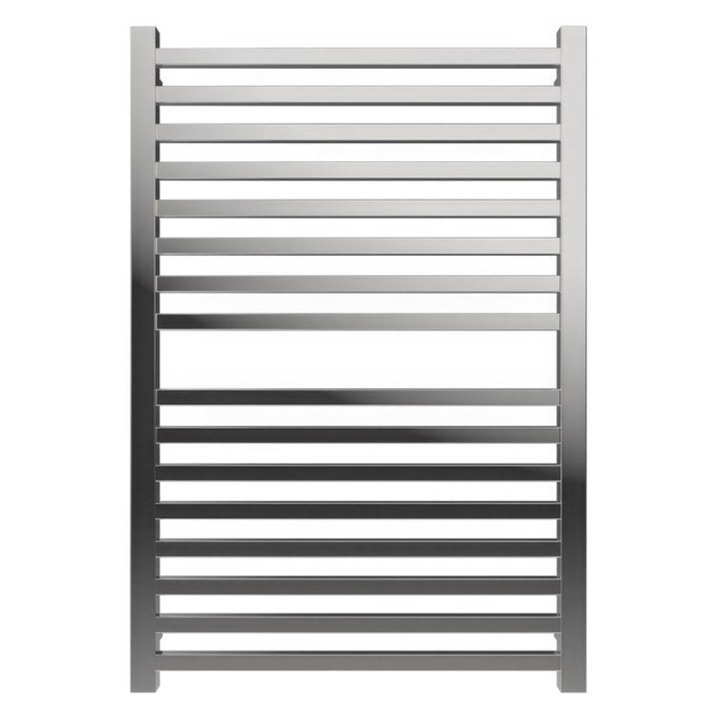 Towel Warmer Quadro 16 Square Bar Hardwire 989 BTU 29 x 42 Inch Polished Stainless 304 Stainless Steel