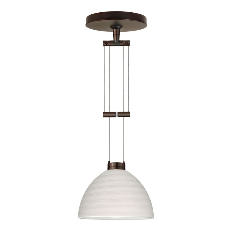 Besa 1XA-4679KR-BR Brella One Light Pendant Bronze