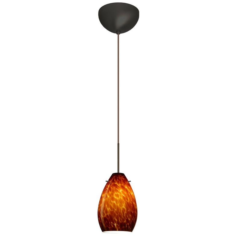 Besa 1XC-171318-BR Pera One Light Pendant Bronze