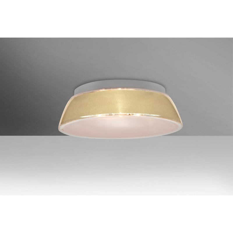 Besa 9664CRC Pica One Light Ceiling Mount