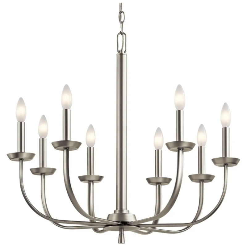 Kennewick 9-Light Chandelier Brushed Nickel