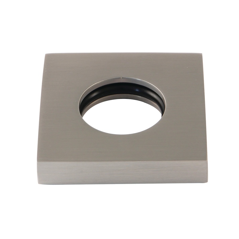 KSHF6128 Brass Square Handle Flange, Brushed Nickel