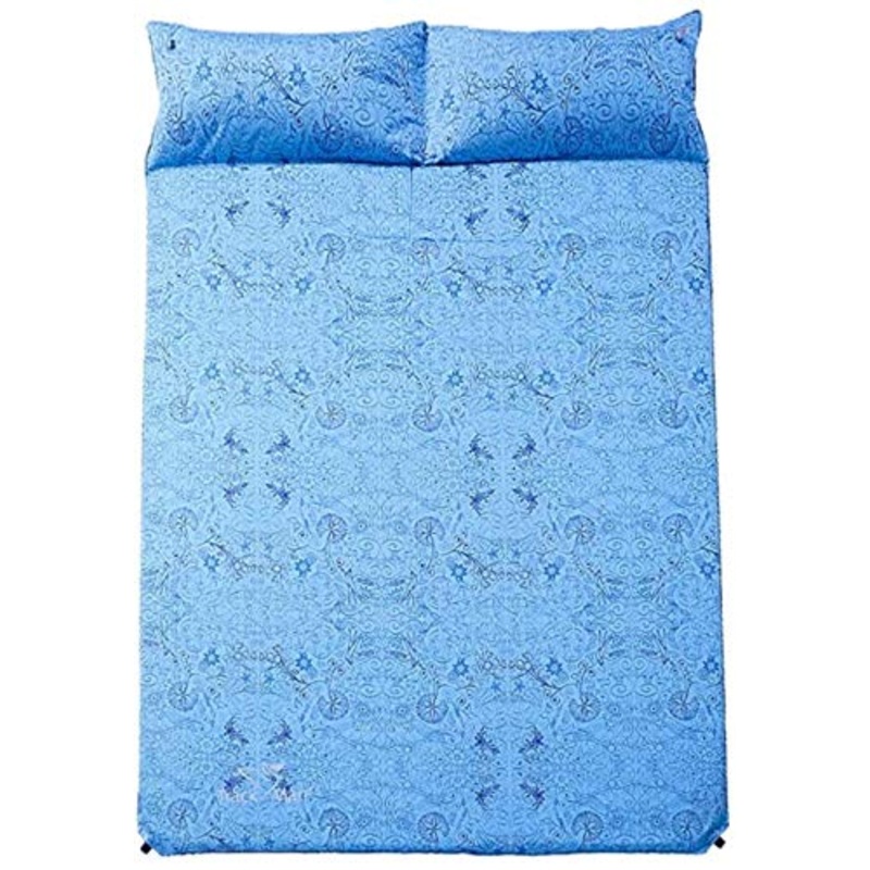 Lettino da viaggio Sleeping Pad gonfiabile della stuoia Doppia tenda cuscino d’aria a prova di umidit esterna automatico Mat addensare Widen Camping Mat for uso domestico escursione di campeggio 6-3