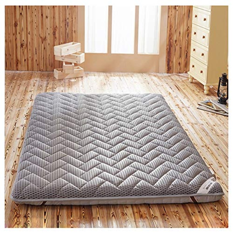 NSAIH Materasso Pieghevole Giapponese,Materasso Tatami Antiscivolo Spesso,Materasso da Terra,Materasso dormitorio,Futon da Viaggio,Universale Quattro Stagioni,per Esercizi di Yoga,Campeggio,Hotel