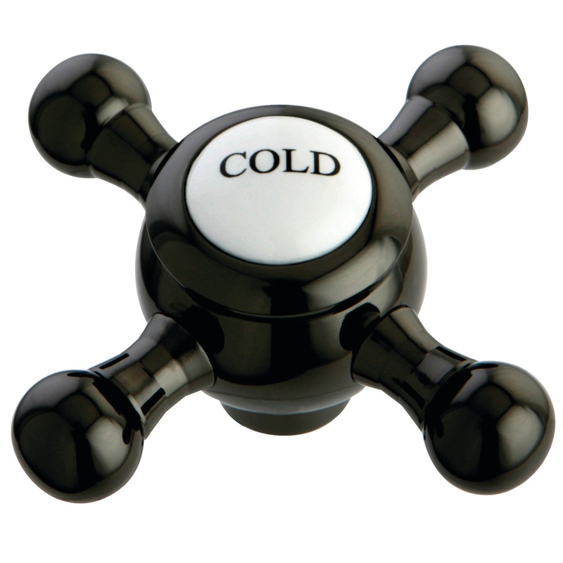 NSH4460BXC Cold Metal Cross Handle, Black Stainless Steel