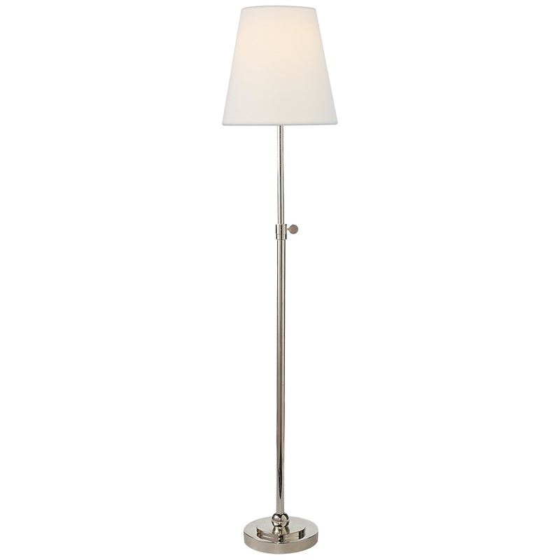 One Light Table Lamp from the Bryant Collection in Polished Nickel Finish by Visual Comfort Signature