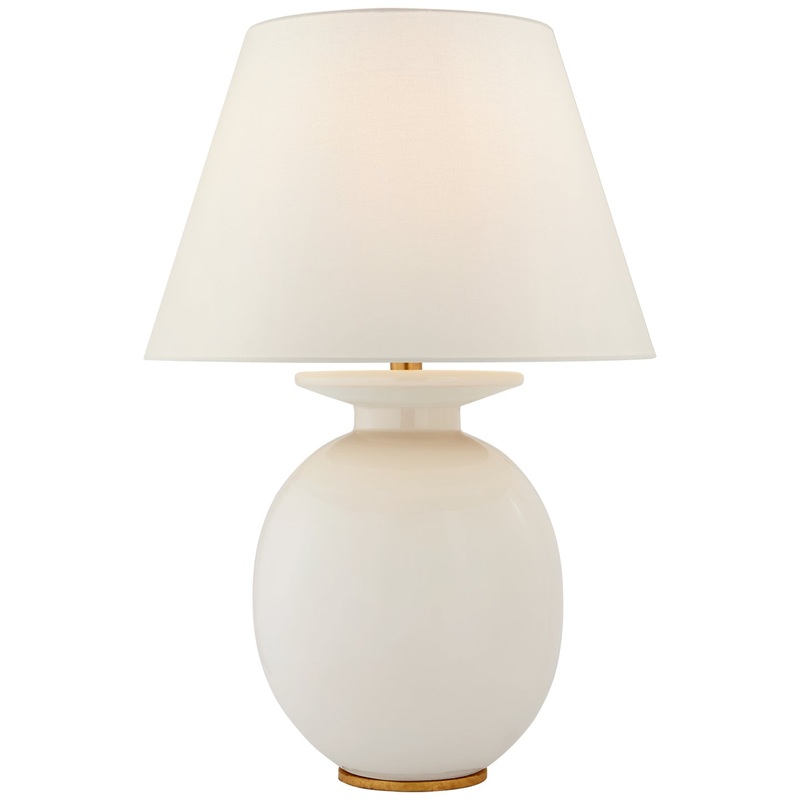 One Light Table Lamp from the Hans Collection in Ivory Finish by Visual Comfort Signature