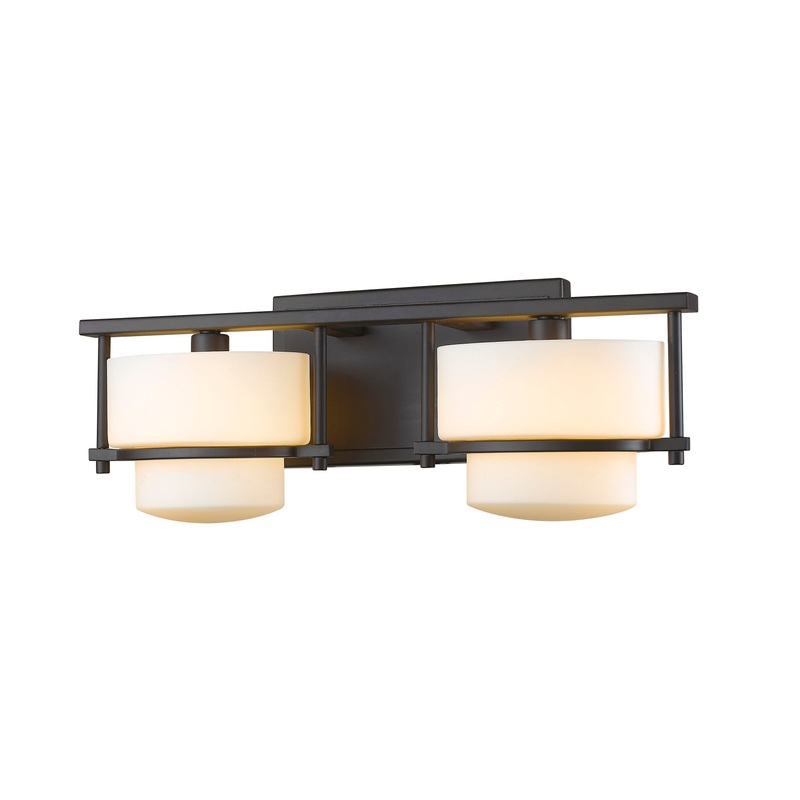 Two Light Vanity from the Porter Collection in Bronze Finish by Z-Lite