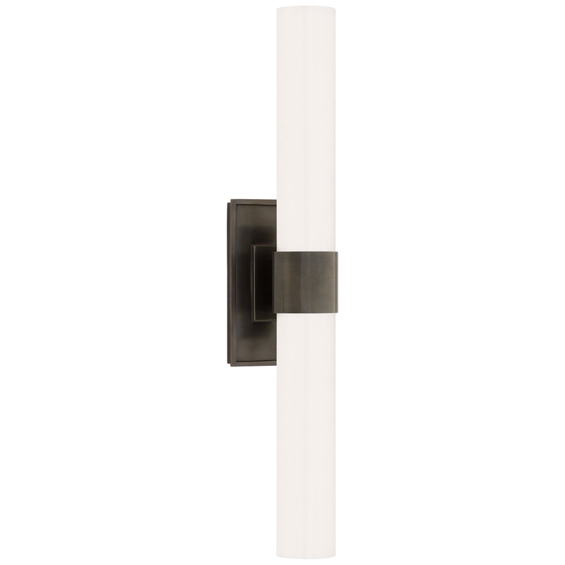 Two Light Wall Sconce from the Presidio Collection in Bronze Finish by Visual Comfort Signature