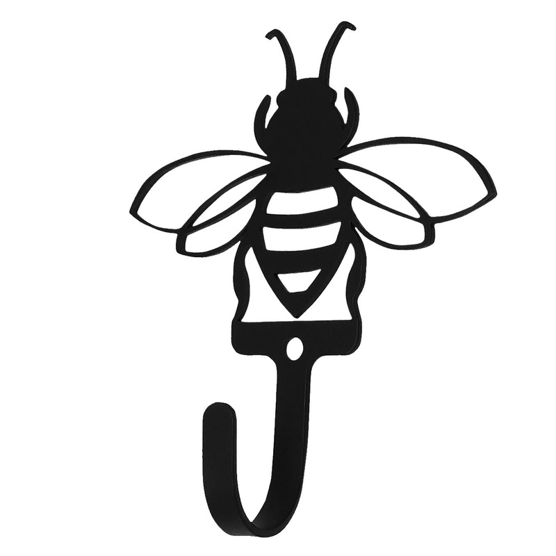 Village Wrought Iron WH-370-S Bumblebee Wall Hook Small