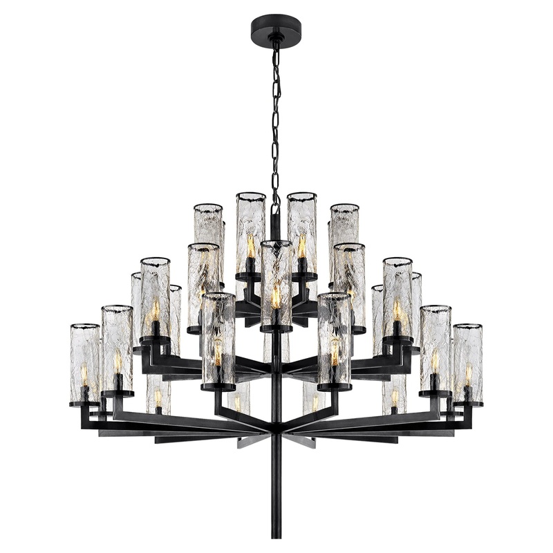 32 Light Chandelier from the Liaison Collection in Bronze Finish by Visual Comfort Signature