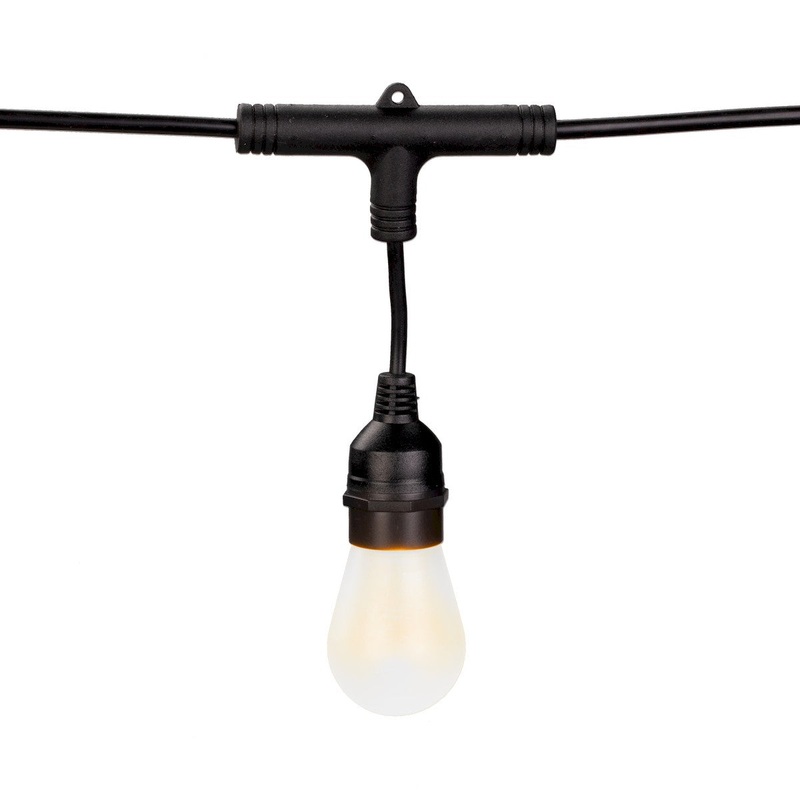 American Lighting SPKPL-PVLSF-24-24-BK String Light