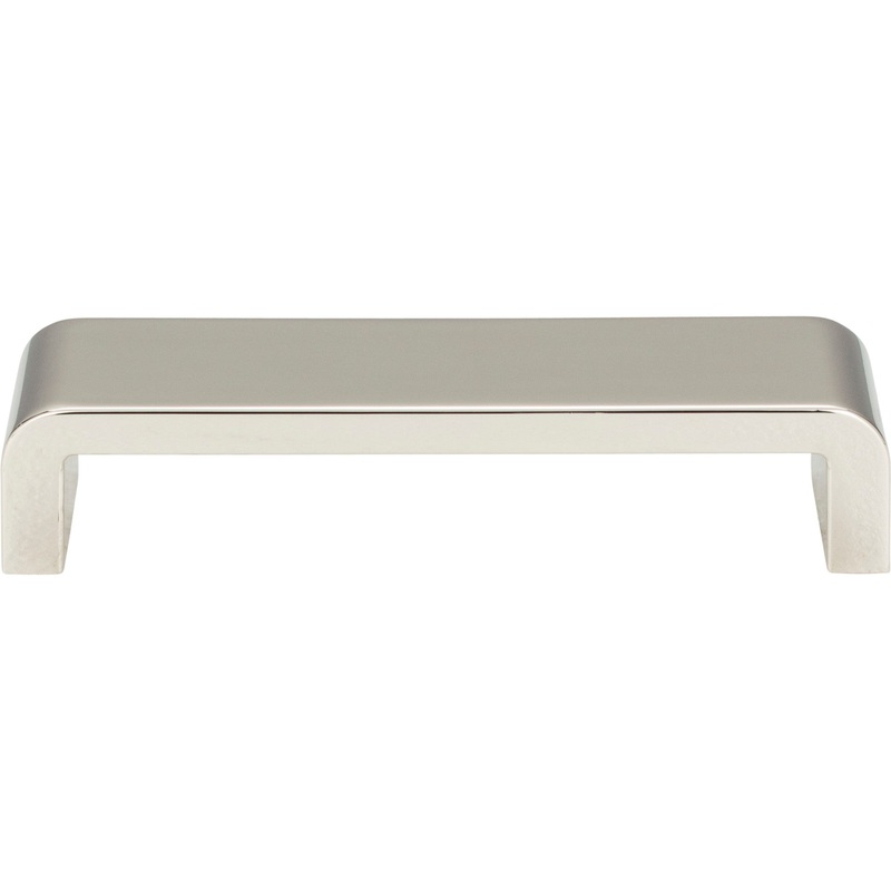 Atlas Homewares Platform Pull 5 1/16 Inch (c-c) Polished Nickel
